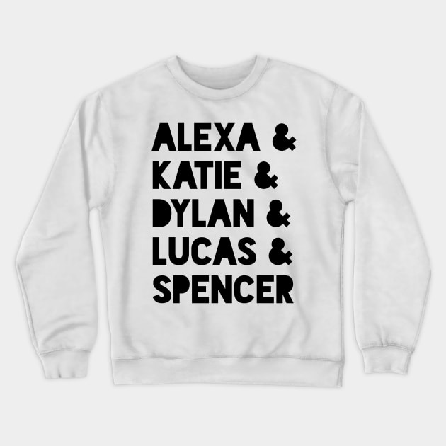 Alexa and Katie characters Crewneck Sweatshirt by shreyaasm611